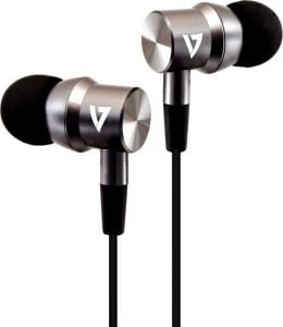 Słuchawki V7 STEREO EARBUDS ALUMINUM W/MIC 1