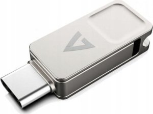 Pendrive V7 128GB TYPE-C+USB 3.2GEN1 SILVER 1