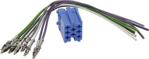 Blow 0436#                Iso`wtyk mini niebieski+8pin z przewody 1