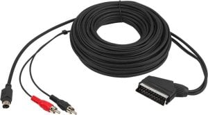 Adapter AV Blow 9327#                Przyłącze euro-2 rca audio + svhs 7,5m 1