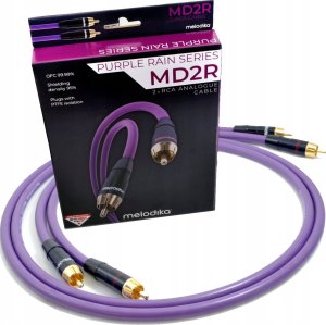 Melodika Melodika MD2R120 Kabel 2xRCA - 2x RCA Purple - 12m 1