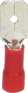 Orno Wsuwka całkowicie izolowana, przekrój maksymalny 1mm?, szerokość:6,3mm, Blister 10 szt. 2