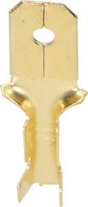 Orno Wsuwka nieizolowana, przekrój maksymalny 1mm?, szerokość:6,3mm, Blister 10 szt. 2