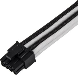 SilverStone SilverStone PP07E-PCIBW 8-Pin-PCIe auf 6+2-Pin-PCIe Verlängerung, 250mm - Schwarz/Weiß 2