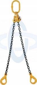 Forankra 2-LEG CHAIN   SINGLE. 2.8T/2m HOOKS WITH SECURITY/SHORTENED D8 G80 2
