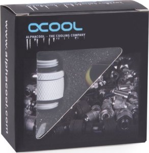 Alphacool Alphacool Eiszapfen Adapter G1/4 AG auf G1/4 AG - weiß 3