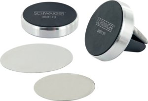 Podstawka Schwaiger Schwaiger SET Magnethalterungen, 6-teilig, Aluminium  silber 4