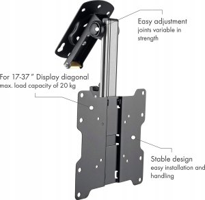 Schwaiger Schwaiger DEH 17"-37" schwarz max.20KG KLAPPBAR 8