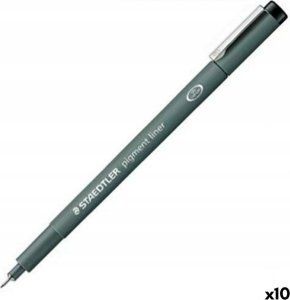 Staedtler STAEDTLER pigment liner 0,1mm schwarz 10 Stück 1