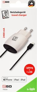 Ładowarka 2GO 2GO Ladegerät 12W Lightning + 1x USB-A + Kabel MFI-zertif 2