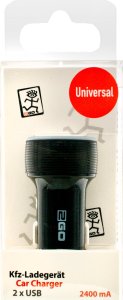 Ładowarka 2GO 2GO Dual-USB KFZ-Ladegerät 2400mA  schwarz 2
