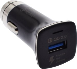 Ładowarka 2GO 2GO USB KFZ-Schnell-Ladegerät 3100mA USB-A QC 3.0 schwarz 1