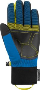 Reusch Rękawice Strike R-TEX XT Black Dress Blue Safety Yellow 2023 (61/01/206/7800) 2