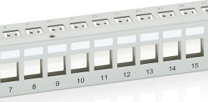 Equip Equip Patchpanel 24x Cat6  19" FTP 1HE Keystone Montage   gr 3