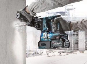 Makita Cordless hammer drill SDS-Plus Makita XGT HR004GZ01 MAKPAC 4 9