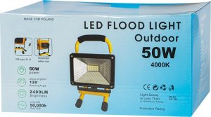 Blow 71-570# Lampa halogenowa led smd 50w przenośny światło białe neutralne 3