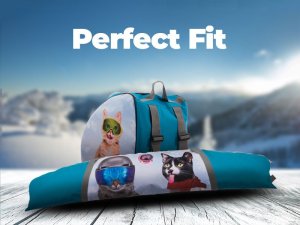 Snowsport Pokrowiec na narty dla dzieci Snowsport Ski Bag Cats 6in1 2