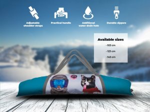 Snowsport Pokrowiec na narty dla dzieci Snowsport Ski Bag Cats 6in1 1