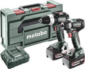 Zestaw elektronarzędzi Metabo METABO.ZESTAW COMBO 18V 2.9.3 (BS 18 LT BL + SSW 18 LT 300 BL) 2x5,2Ah METABOX 1