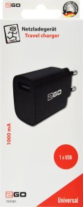 Ładowarka 2GO 2GO Ladegerät 5W 1x USB-A  schwarz 2