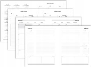TadaPlanner Kalendarz planer 2023 organizer dzienny roczny A5+ 3