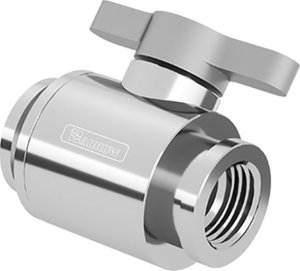 Barrow Barrow Ball Valve (10mm) G1/4 Zoll Kugelhahn, silber - silber 2