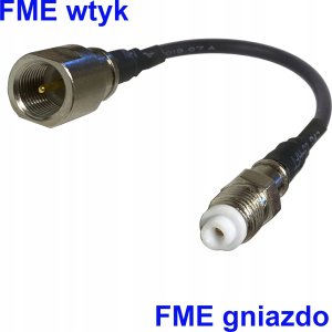 Kabel RF Connectors Pigtail FME  gniazdo / FME wtyk 1m 1