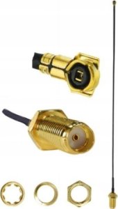 Kabel RF Connectors Pigtail MHF4 IPX IPEX - SMA gniazdo 0,81mm 10cm 1