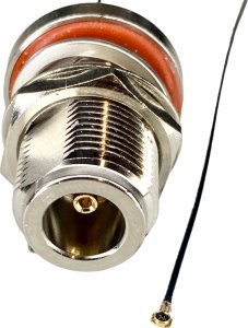 Kabel RF Connectors Pigtail MHF4 wtyk - N gniazdo 0,81mm 20cm 1