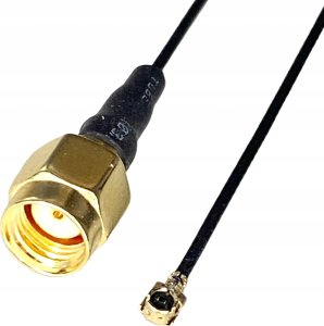 Kabel RF Connectors Pigtail MHF4 wtyk żeński SMA-RP wtyk 0,81mm 25cm 1