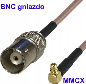 RF Connectors Pigtail MMCX - BNC gniazdo RG316 20cm 1