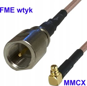 RF Connectors Pigtail MMCX - FME wtyk RG316 20cm 1