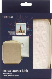 Pokrowiec Fujifilm instax Square Link Printer Case woven ivory 5