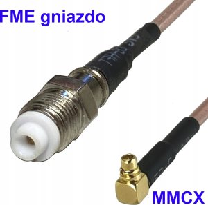 RF Connectors Pigtail MMCX - FME gniazdo RG316 20cm 1