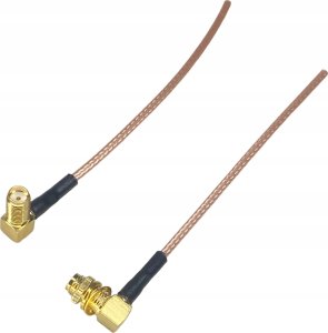 Kabel RF Connectors Pigtail SMA-RP gniazdo KĄTOWE 20 cm RG316 1