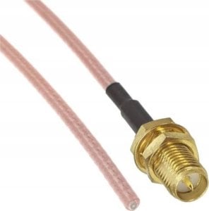 Kabel RF Connectors Pigtail SMA-RP gniazdo 50cm RG316 1