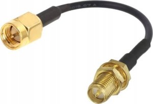 Kabel RF Connectors Pigtail SMA-RP gniazdo KĄTOWE 1 m RG316 1