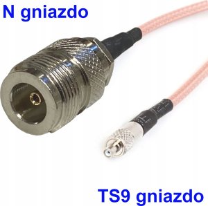 RF Connectors Pigtail TS9 gniazdo / N gniazdo 15cm RG316 1