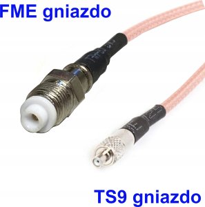 RF Connectors Pigtail TS9 gniazdo / FME gniazdo 15cm RG316 1