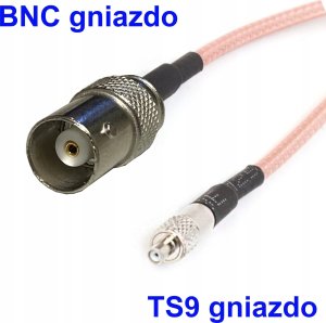 RF Connectors Pigtail TS9 gniazdo / BNC gniazdo 15cm RG316 1