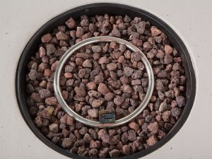 Palenisko ogrodowe Beliani Palenisko ogrodowe jasnoszare INDUS II 8