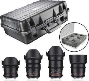 Obiektyw Samyang Samyang Video DSLR basic Set II Sony E 1
