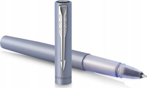 Parker Parker Vector XL Metallic Silver Blue C.C. Roller Ball F 2