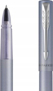 Parker Parker Vector XL Metallic Silver Blue C.C. Roller Ball F 5