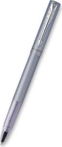Parker Parker Vector XL Metallic Silver Blue C.C. Roller Ball F 6
