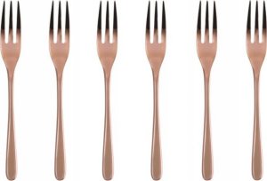 Sambonet Sambonet Taste cake fork set 6 pcs  copper 1