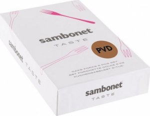 Sambonet Sambonet Taste cake fork set 6 pcs  copper 6
