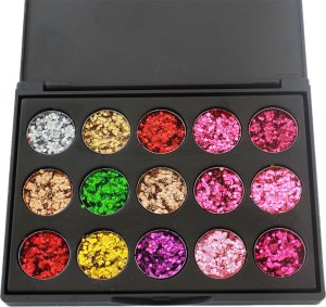 ATL AG861 Paleta cieni 15 kol. brokat 4