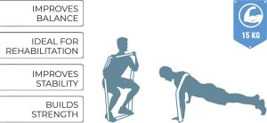 Umbro Umbro - Guma oporowa do ćwiczeń 15 kg (niebieski) 2