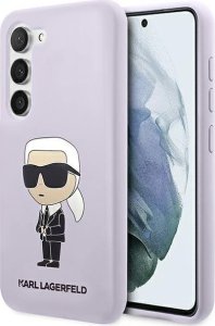 Karl Lagerfeld Karl Lagerfeld KLHCS23MSNIKBCU S23+ S916 hardcase purpurowy/purple Silicone Ikonik NoSize 1